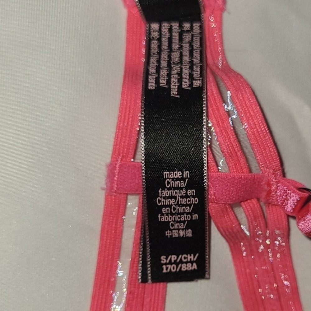 Victoria's Secret Pink Lace Cutout Teddy Bodysuit Sheer - Picture 5 of 16